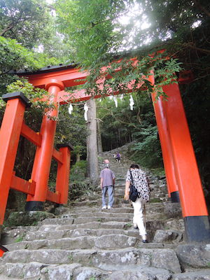 神倉神社への石段